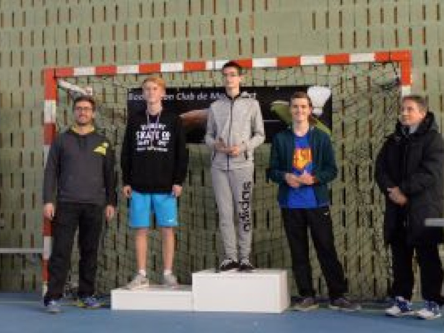 7/ Victoire pour Benjamin KREMPP au GPJ de Mallemort en simple cadet T2.