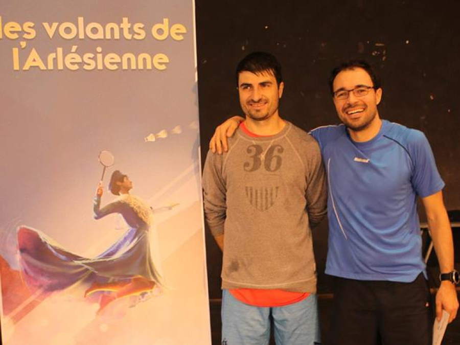 13/ Finale pour Julien Isorce avec Loïs Bussetta (ABC) en Double série 3 au Tournoi d’ARLES (5 janvier 2019).