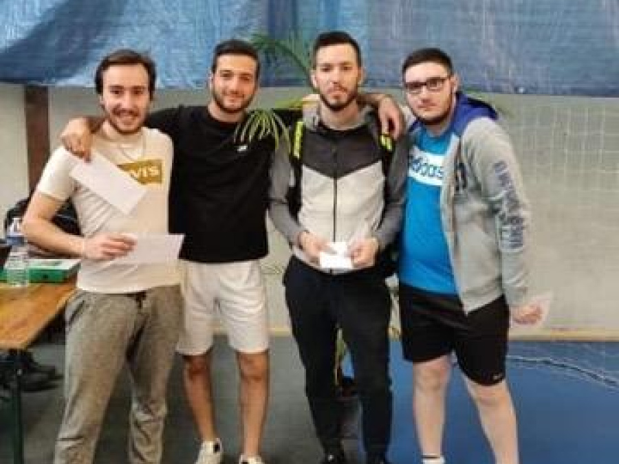 19/ Finale pour Dimitri Siaud avec Bonaventura Didier (ASAH) en série 3 au tournoi de Vitrolles (13 avril 2019).