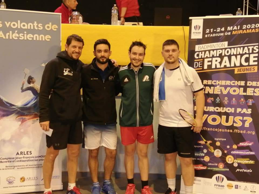 9/ Victoire de J-Baptiste Alves au tournoi d’Arles en série 4 avec Thomas Le Querec (ASV).