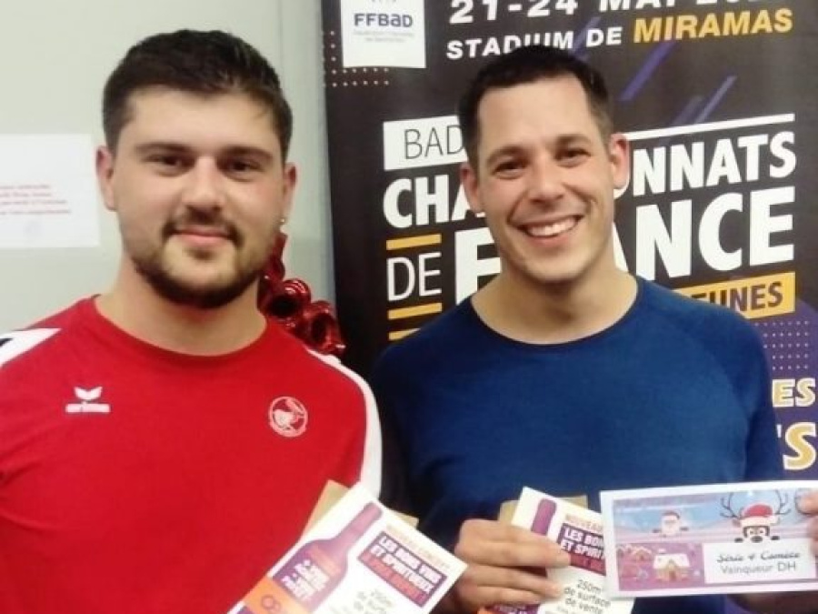 7/ Victoire pour J-Baptiste Alves en série 4 au tournoi de Ventabren avec Emilien Daubresse (ASV).